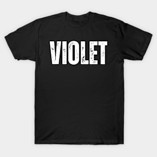 Violet Name Gift Birthday Holiday Anniversary T-Shirt